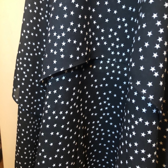 Flowy Star Print Layered Skirt - Picture 3 of 4